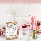 Trelaco 12 Pcs Baby Shower Bottle Chug Game, Strawberry, Pink - Image 6