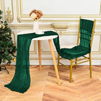 24 Pack Emerald Green 10Ft Cheesecloth Table Runner - Image 5