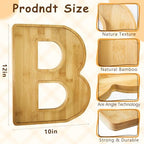 Larger Charcuterie Board Letters for Baby Shower Gender Reveal Party, 12" Wooden Charcuterie Party Decorative Box, Candy Cupcake Serving Tray Food Dish Plates (Baby - 12 INCHES) - Image 3