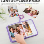 2Pack Baby's My First Photo Album for Baby Holds 21 4x6 Photos, Baby Photo Album Soft Cloth Family Book, My First Family Album for 4x6 Baby Shower Kids Toddlers Family Pictures, Toddler Photo Album - Image 5