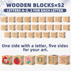 wookidel 118PCS Baby Shower Games Kit, Baby Blocks for Baby Shower - Image 3