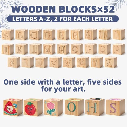wookidel 118PCS Baby Shower Games Kit, Baby Blocks for Baby Shower - Image 3