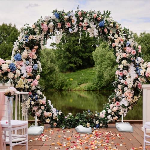 Balloon Arch Kit with Base, Pvc, Reusable White - Image 5