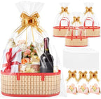 Orchidleaf 3 Set Large Baskets for Gifts Empty, Bamboo Gift Baskets Empty by Unknown