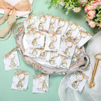 Landical 24 Set Baby Shower Return Gifts, Dried Flower Keychain Gift Bulk - Image 4