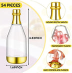 Cunhill 54 Pcs Mini Champagne Bottles Wedding Favors Bulk, Gold - Image 2