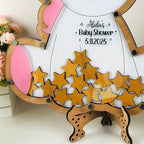 Unicorn Baby Shower Guest Book Alternative - Wooden Frame Drop Box - Image 2