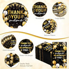 Funnymoom 400 Pcs We Appreciate You Party Supplies for 50 Guests - Image 3