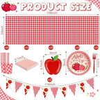 128 Pcs Apple of Our Eye Baby Shower Party Decoration Supplies - Image 2