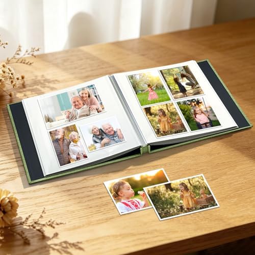 Large Photo Album Self Adhesive Scrapbook Album for 4x6 5x7 8x10 Pictures DIY Photo Book for Wedding, Anniversary, Christmas, Baby Shower, Ideal for Preserving Precious Moments - Image 2