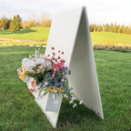 DIY Flower Box Welcome Sign, Freestanding Blank Door or Easel Display for Weddings and Events, Floral Reception Décor, 65x40cm (25.6x15.7in) by Unknown