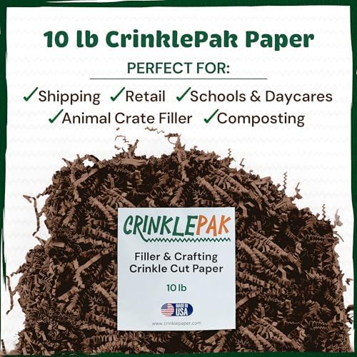 10LB Chocolate Crinkle Paper Gift Basket Filler USA Made - Image 6