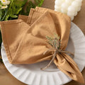 Cloth Napkins Fall Washable Reusable Linen Wedding Party Home Table Decor by Socomi