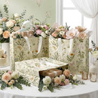 Abbylike 30 Pcs Wildflower Large Floral Tote Gift Bags Non Woven Handle - Image 6