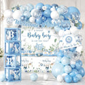 Blue Boy Baby Shower Decorations, Welcome Baby Boy Balloon Arch Kit by Unknown