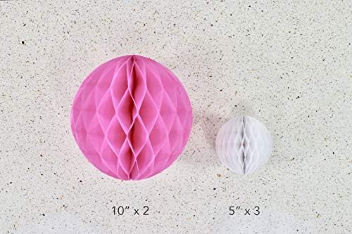 Eco Friendly Paper Party Decoration Set - 45 Pieces, Golden Blush - Plastic-Free FSC Sustainable Recyclable Reusable Pack - Image 5