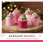 Havawish 250 Pcs Colorful Paper Baking Cups Cupcake Baking Cups 2.4 Inches Muffin Liners Scalloped Cupcake for Wedding Birthday Baby Shower Party Accessories - Image 5