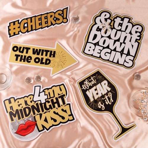 (New Year's) Elevate Your Photo Booth Experience with Our Durable & Waterproof Pack of Signs-Perfect for Weddings, Birthdays, and Photo Booth Businesses - PVC Foamboard Photo - Image 2