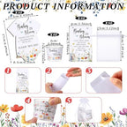 Hushee 151 Pcs Wildflower Baby in Bloom Favors Baby Shower Decorations - Image 2