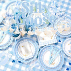 VioraWhite 183 Pcs Silly Goose Birthday Party Set Classical Blue - Image 4