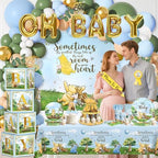 Classic Bear Baby Shower Decorations Boy Blue Oh Baby Decorations Kit - Image 6