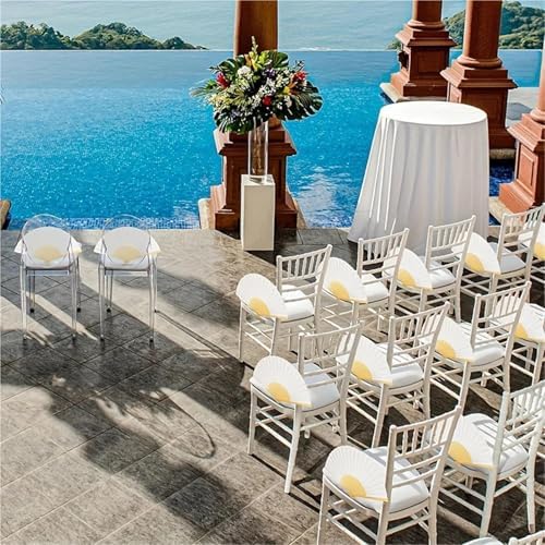 Abanicos De Mano para Fiesta 24PCS White Bamboo Paper Fan - Foldable (Wedding Gift/Party Decor) - Image 6