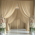 20FTx14FT Champagne Backdrop Curtains for Wedding, Birthday and Photography by Outpain