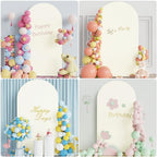 Putros Arch Backdrop Stand and Cover Set, 7.2ft Arch Stand with Ivory Cover - Image 6