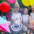 LED Neon Signs Number 3 Birthdays Decor Neon Lights Party USB Plus Battery Case Light up your baby's birthday with our Neon Number Three Sign (Number 3) - Image 2
