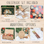 Wedding Guest Book Alternative, Fall Maple Tree Drop Top Frame Sign-in - Image 6
