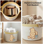 Kihraw Winnie Woven Cotton Rope Bins, for Kids Room Decor, Toy Organizer - Image 6