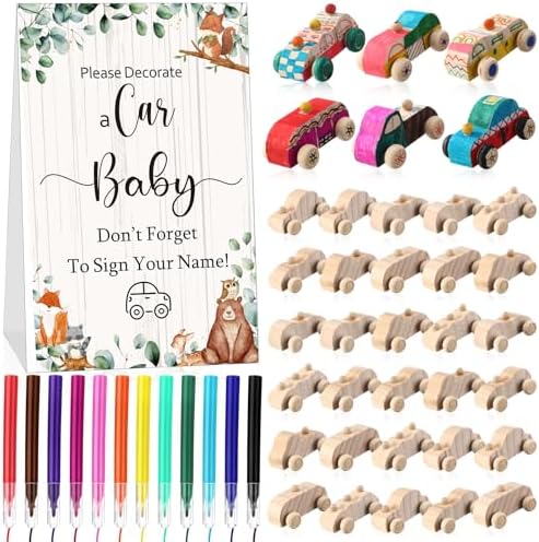 WinnerWhy Baby Shower Games Decorate a Car Craft Kit, Animal by WinnerWhy