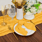 fani 100 Pack Gauze Cheesecloth Napkins, 20 x 20 in, Mustard - Image 6