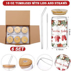 Boao 6 Set Christmas Santa Baby Shower Game Prizes Favors for Player Winner - Image 2