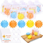 Leelosp 50 Sets Here Comes The Son Baby Shower Soap Favors Sunflower Shape by Leelosp