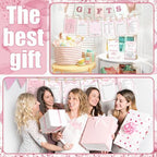 Funnymoom 426 Pcs Pink Bow Baby Shower Games Set for Girls, 8 Games - Image 6