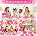 400 Pcs Disposable Let's Go Party Tableware Set for 50 Guests - Image 5
