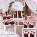6 Sets Artificial Peonies Flower Table Centerpieces,Mixed Pink - Image 5