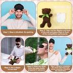 6 Sets Bottle Chug Baby Shower Games Chocolate Brown Bear - Image 4