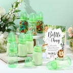 TrelaCo 20 Pcs Bottle Chug Game, Forest Animal Baby Shower Favors, Green - Image 4