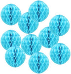 PATIKIL 10pcs 14" Honeycomb Balls Tissue Paper Pom Poms, Party Hanging Paper Honeycomb Balls Decoration for Birthday Wedding Home Backdrop Decor, Dark Blue by PATIKIL