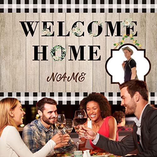 Custom Welcome Home Banner Decoration,Welcome Back Home Yard Sign for Outdoor Decor, Military Homecoming Deployment Returning Party Supplies(6x9ft) - Image 6