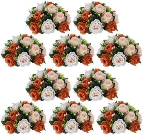 NUPTIO Terracotta Flower Ball Centerpieces: Floral Arrangements for Fall by Nuptio