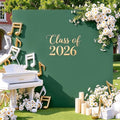 Hunter Green Square Arch Backdrop Cover 6.6x6.6FT, Double-Sided Stretchy Spandex Fabric Fits Square Arch Backdrop Stand, Green Background Backdrop for Wedding Baby Shower Birthday Party Decoration by Gogoparti