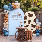 Mindsoft 2 Pcs Cowboy Arch Cover Backdrop, Blue - Image 5