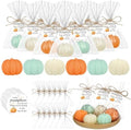 Demissle 40 Pcs Fall Pumpkin Baby Shower Soap Favors Bulk, Colorful by Demissle