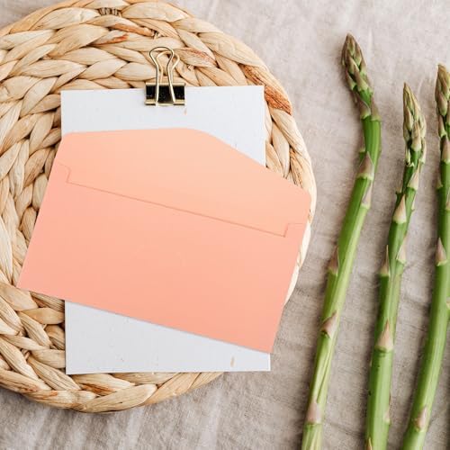 Pink Iridescent Paper Blank Envelopes 50pcs for Invitations - Image 6