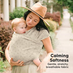 KeaBabies Baby Wrap Carrier, All in 1 Original Baby Carrier (Leafy) - Image 3
