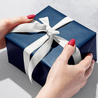 Jillson Roberts Solid Gift Wrapping Paper, Matte Navy Blue (8 Rolls 5 feet x 30 inches) - Image 2