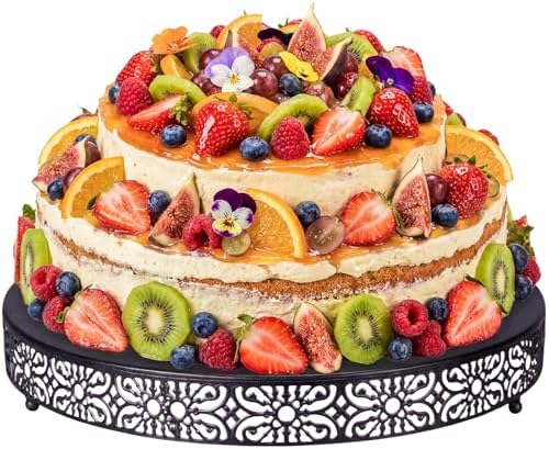 Wenqik 20 Inch Cake Stand Round Metal Cupcake by Wenqik